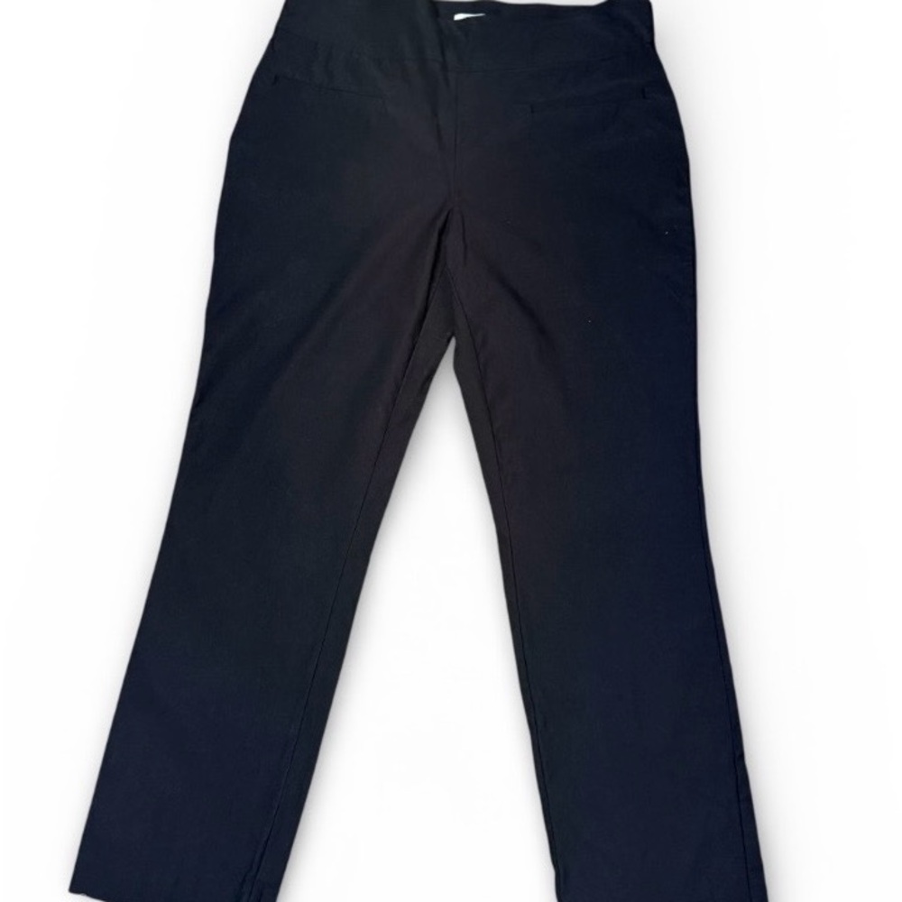 Crown & Ivy Black Ankle Pants with Bow accents 14 - Picture 2 of 11